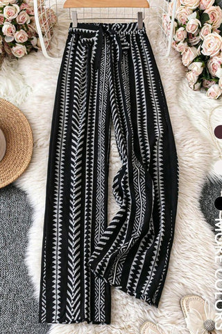 Black and White Palazzo Pants