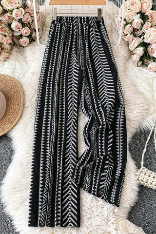 Black and White Palazzo Pants