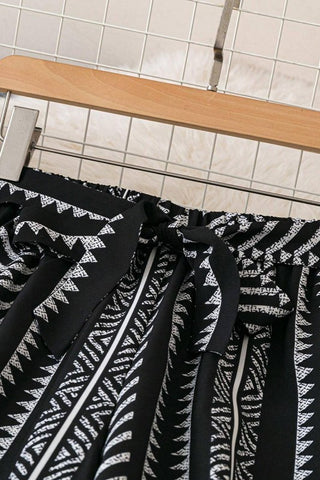 Black and White Palazzo Pants
